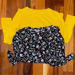 Girls Size Large Long Sleeve Shirt